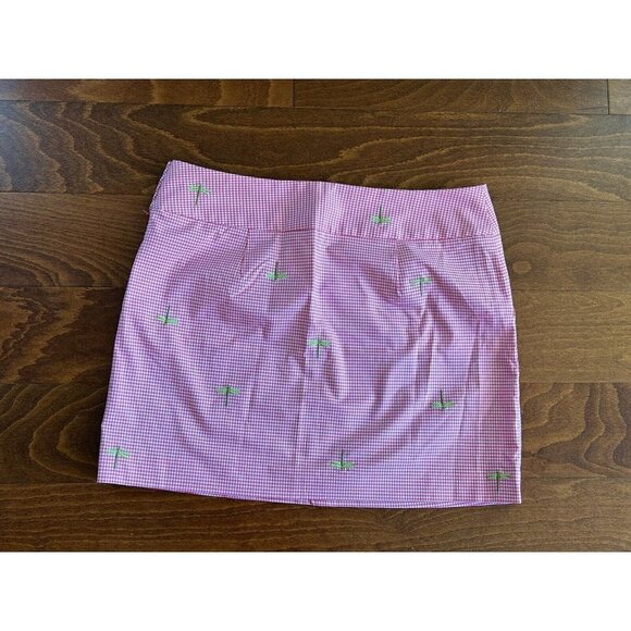 J. Crew Pink and White Gingham w/ Dragonfly Skirt Above Knee NWT‎ Size 12 - Picture 9 of 9